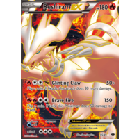 Reshiram EX 95/99 BW Next Destinies Holo Ultra Rare Full Art Pokemon Card NEAR MINT TCG