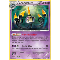Chandelure 101/99 BW Next Destinies Holo Secret Rare Pokemon Card NEAR MINT TCG