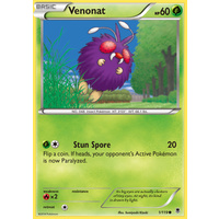 Venonat 1/119 XY Phantom Forces Common Pokemon Card NEAR MINT TCG