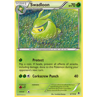Swadloon 6/119 XY Phantom Forces Uncommon Pokemon Card NEAR MINT TCG