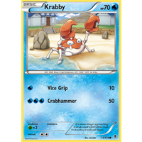 Krabby 13/119 XY Phantom Forces Common Pokemon Card NEAR MINT TCG