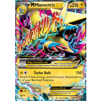 Mega Manectric EX 24/119 XY Phantom Forces Holo Ultra Rare Pokemon Card NEAR MINT TCG