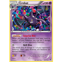 Crobat 33/119 XY Phantom Forces Holo Rare Pokemon Card NEAR MINT TCG