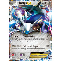 Dialga EX 62/119 XY Phantom Forces Holo Ultra Rare Pokemon Card NEAR MINT TCG