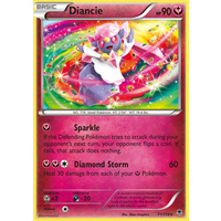 Diancie 71/119 XY Phantom Forces Holo Rare Pokemon Card NEAR MINT TCG