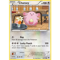 Chansey 80/119 XY Phantom Forces Common Pokemon Card NEAR MINT TCG