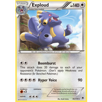 Exploud 85/119 XY Phantom Forces Rare Pokemon Card NEAR MINT TCG