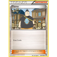 Tierno 107/119 XY Phantom Forces Uncommon Trainer Pokemon Card NEAR MINT TCG