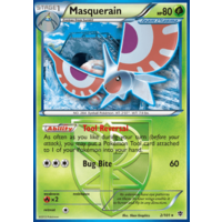 Masquerain 2/101 BW Plasma Blast Rare Pokemon Card NEAR MINT TCG