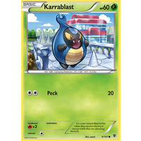 Karrablast 6/101 BW Plasma Blast Common Pokemon Card NEAR MINT TCG