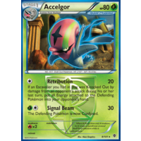 Accelgor 8/101 BW Plasma Blast Rare Pokemon Card NEAR MINT TCG