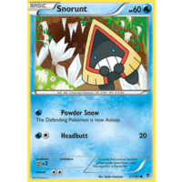 Snorunt 21/101 BW Plasma Blast Common Pokemon Card NEAR MINT TCG