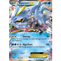 Kyurem EX 30/101 BW Plasma Blast Holo Ultra Rare Pokemon Card NEAR MINT TCG