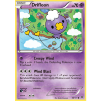 Drifloon 34/101 BW Plasma Blast Common Pokemon Card NEAR MINT TCG
