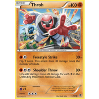 Throh 51/101 BW Plasma Blast Common Pokemon Card NEAR MINT TCG