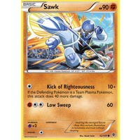 Sawk 52/101 BW Plasma Blast Common Pokemon Card NEAR MINT TCG