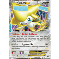 Jirachi EX 60/101 BW Plasma Blast Holo Ultra Rare Pokemon Card NEAR MINT TCG