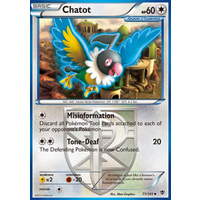Chatot 77/101 BW Plasma Blast Uncommon Pokemon Card NEAR MINT TCG