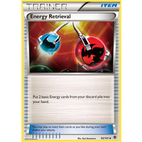 Energy Retrieval 80/101 BW Plasma Blast Uncommon Trainer Pokemon Card NEAR MINT TCG
