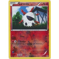 Larvesta 12/101 BW Plasma Blast Reverse Holo Common Pokemon Card NEAR MINT TCG