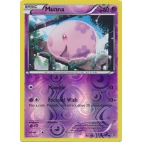 Munna 39/101 BW Plasma Blast Reverse Holo Common Pokemon Card NEAR MINT TCG