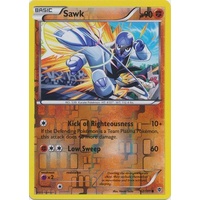 Sawk 52/101 BW Plasma Blast Reverse Holo Common Pokemon Card NEAR MINT TCG