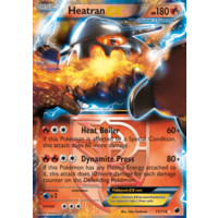 Heatran EX 13/116 BW Plasma Freeze Holo Ultra Rare Pokemon Card NEAR MINT TCG