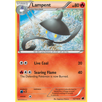 Lampent 15/116 BW Plasma Freeze Uncommon Pokemon Card NEAR MINT TCG