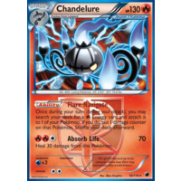 Chandelure 16/116 BW Plasma Freeze Holo Rare Pokemon Card NEAR MINT TCG