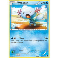 Wooper 21/116 BW Plasma Freeze Common Pokemon Card NEAR MINT TCG