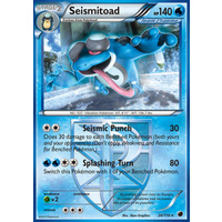 Seismitoad 26/116 BW Plasma Freeze Rare Pokemon Card NEAR MINT TCG