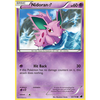 Nidoran 43/116 BW Plasma Freeze Common Pokemon Card NEAR MINT TCG