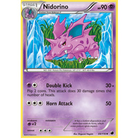 Nidorino 44/116 BW Plasma Freeze Uncommon Pokemon Card NEAR MINT TCG