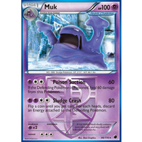 Muk 46/116 BW Plasma Freeze Rare Pokemon Card NEAR MINT TCG