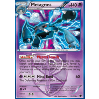 Metagross 52/116 BW Plasma Freeze Holo Rare Pokemon Card NEAR MINT TCG