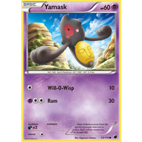 Yamask 55/116 BW Plasma Freeze Common Pokemon Card NEAR MINT TCG