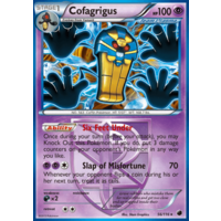 Cofagrigus 56/116 BW Plasma Freeze Holo Rare Pokemon Card NEAR MINT TCG