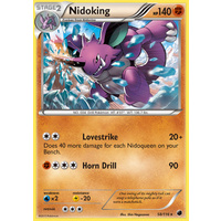 Nidoking 58/116 BW Plasma Freeze Rare Pokemon Card NEAR MINT TCG