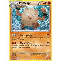 Primeape 60/116 BW Plasma Freeze Common Pokemon Card NEAR MINT TCG