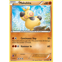 Makuhita 62/116 BW Plasma Freeze Common Pokemon Card NEAR MINT TCG