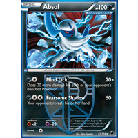 Absol 67/116 BW Plasma Freeze Holo Rare Pokemon Card NEAR MINT TCG