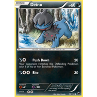 Deino 75/116 BW Plasma Freeze Common Pokemon Card NEAR MINT TCG