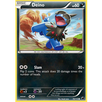 Deino 76/116 BW Plasma Freeze Common Pokemon Card NEAR MINT TCG