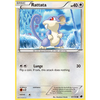 Rattata 87/116 BW Plasma Freeze Common Pokemon Card NEAR MINT TCG