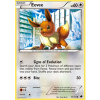 Eevee 90/116 BW Plasma Freeze Common Pokemon Card NEAR MINT TCG