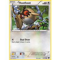 Hoothoot 91/116 BW Plasma Freeze Common Pokemon Card NEAR MINT TCG