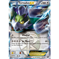 Tornadus EX 98/116 BW Plasma Freeze Holo Ultra Rare Pokemon Card NEAR MINT TCG