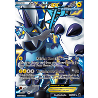 Thundurus EX 110/116 BW Plasma Freeze Holo Full Art Ultra Rare Pokemon Card NEAR MINT TCG