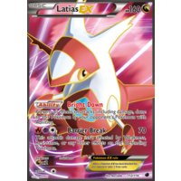 Latias EX 112/116 BW Plasma Freeze Holo Full Art Ultra Rare Pokemon Card NEAR MINT TCG