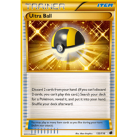 Ultra Ball 122/116 BW Plasma Freeze Holo Secret Rare Pokemon Card NEAR MINT TCG